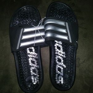 Adidas Mens Slides Sz 10